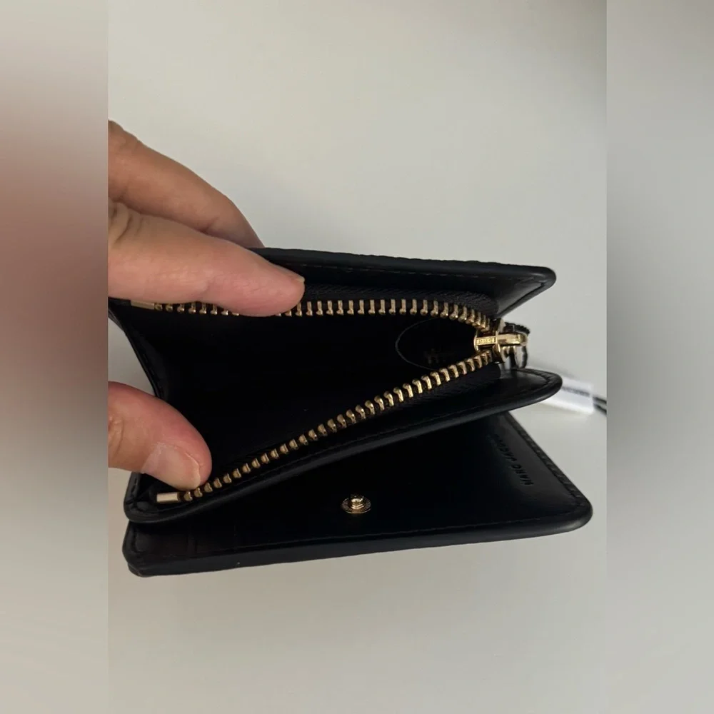 NWT Marc Jacobs Black Leather Wallet